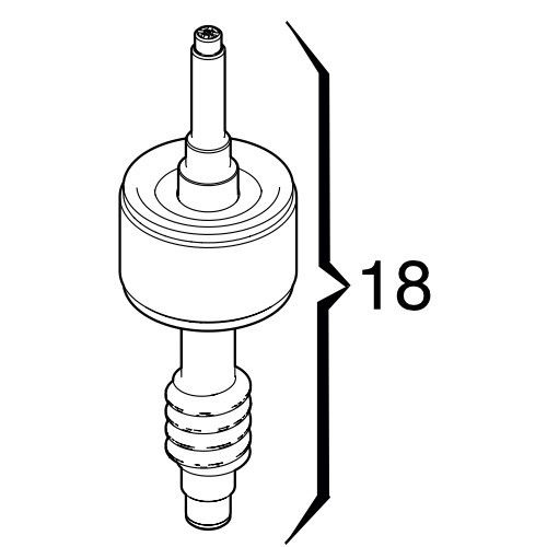 FAAC SPARE PARTS 63003475 746 C FAST SHAFT GROUP