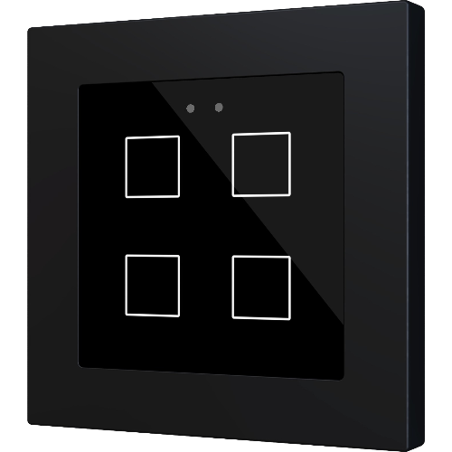 ZENNIO ZVIFR55X4A FLAT RGB 55 X 4. CAPACITIVE GLASS BUTTON
