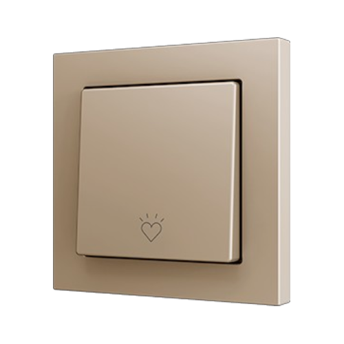 ZENNIO ZS55CSOFT11CC ZS55. Cover for Simple KNX Soft push button 55x55