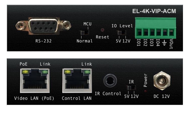 EL-4K-VIP-ACM Modulo di controllo avanzato A/V su IP ELAN 4K Video su IP