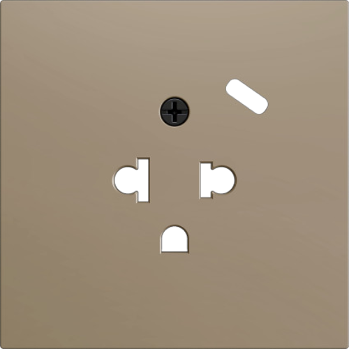 ZENNIO ZS70CEUA1USC ZS70. EURO-AMERICAN SOCKET COVER WITH USB C
