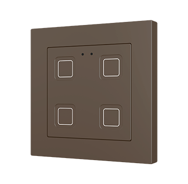 ZENNIO ZVITR55X4W RGB KEY 55 X4. CAPACITIVE BUTTON IN PC-