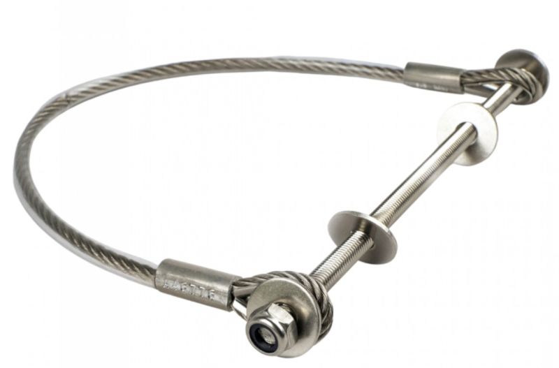 GIBIDI KFI500ING FALL ARREST CABLE (STAINLESS STEEL) - 500MM (WITH SHEATH + STAINLESS STEEL ROD)