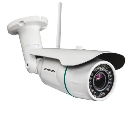 ELKRON 80TC2T00133 TC20/N Telecamera Bullet IP/WIFI,POE ottica 2,8/12mm da 2Mp; filtro IR CUT e LED IR, IP66.