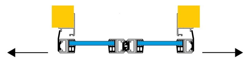 CAME 818XA-0063 S30 DOORS 1M+1ML2060-H2490 MM