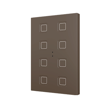 ZENNIO ZVITRXL8M RGB XL 8 key. PC-ABS capacitive button - 8