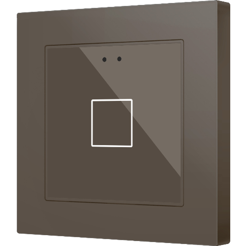 ZENNIO ZVIFR55X1M Flat RGB 55 X1. Glass capacitive push button 55x55