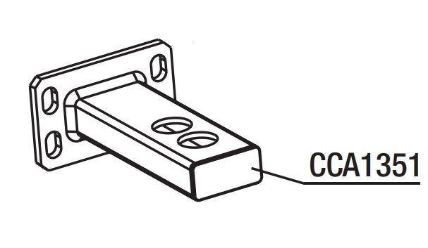 RIB CCA1351 ATTACCO CANCELLO PIENO KING/PRINCE