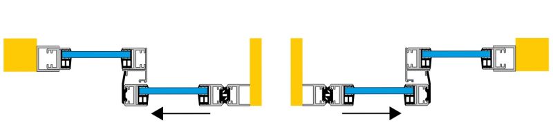 CAME 818XA-0068 S30 ANTE 1M+1F CORRIDOIO L3000-H2520MM