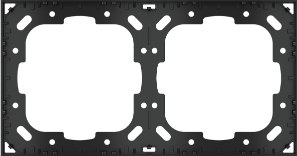 EKINEX EK-A71E Adattatore per montaggio di 1 placca doppia con co
