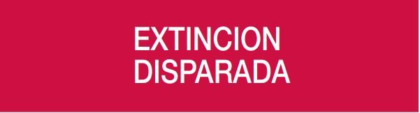 COOPER CSA INCENDIO CSA08677W DICITURA SERIE 55XX "EXTINCION DISPARADA"
