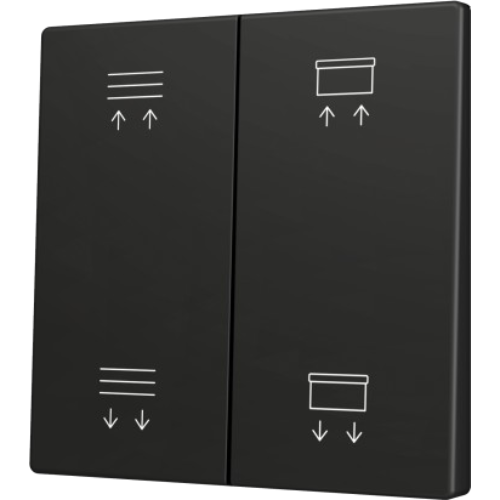 ZENNIO ZS70CSOFT24AC ZS70. Cover for Double KNX Soft push button 70x70