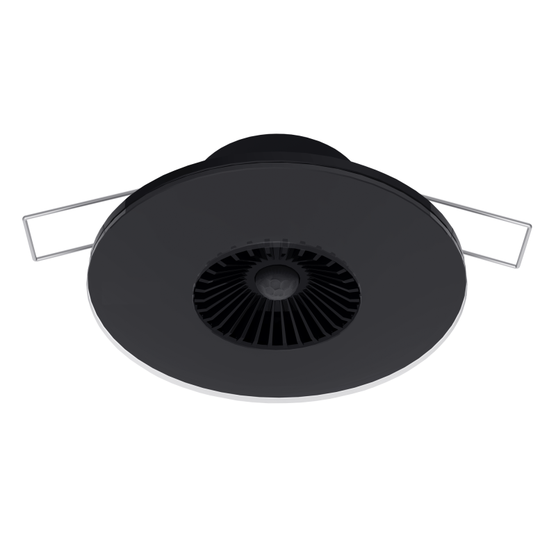 ELSNER 70682 Intra-Sewi KNX TH-L-Pr- nero intenso RAL 9005 Sensore di presenza, luminosità e clima da incasso