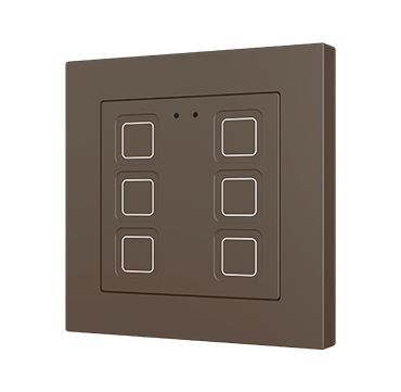 ZENNIO ZVITR55X6S RGB KEY 55 X6. CAPACITIVE BUTTON IN PC-
