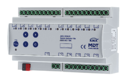 MDT AKK-1616.03 Attuatore di commutazione 16 volte per automazione domestica KNX AKK-1616.03