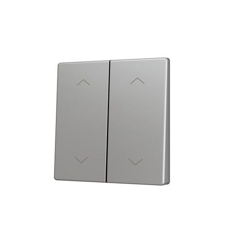 ZENNIO ZS55CSOFT24SHS ZS55. Cover for Double KNX Soft push button 55x55
