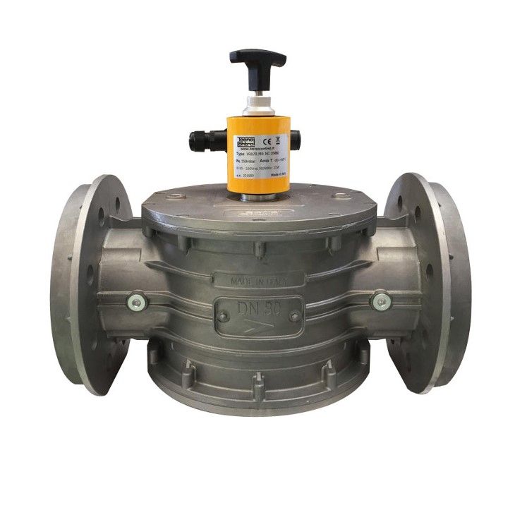 TECNOCONTROL VR750 Elettrovalvola riarmo manuale  230V NC DN125