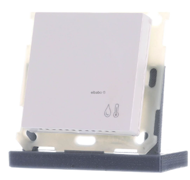 MDT SCN-TFS63.01 EIB, KNX, sensore temperatura ambiente / umidità 63, finitura lucida bianca da studio SCN-TFS63.01