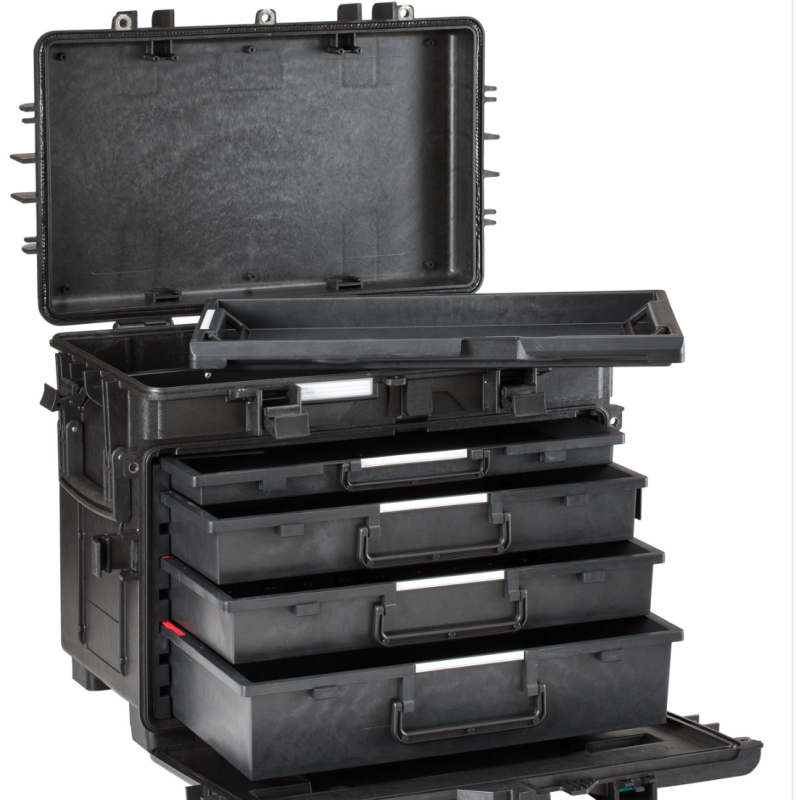 GT LINE 5140.BKT02.AH with empty drawers: 1 x AIDRAW3.E (H30 mm) + 2 x A