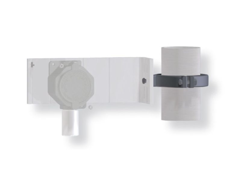 TECNOCONTROL TR531/40 40 cm diameter collar for anchoring the bracket to tubular supports