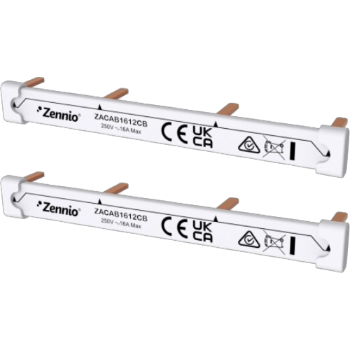 ZENNIO ZACAB1612CB Comb busbar fo ALLinBOX 1612 v2 - Up and down comb