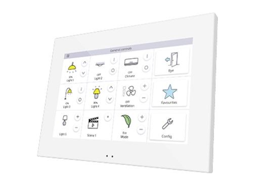 ZENNIO ZVIZ70W Z70 capacitive colour touch panel with 7-inch display, white