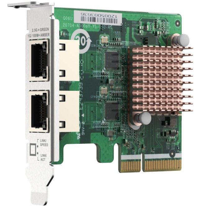 QNAP QXG-2G2T-I225 DUAL PORT 2.5GB 4-SPEED NETWORK CAR