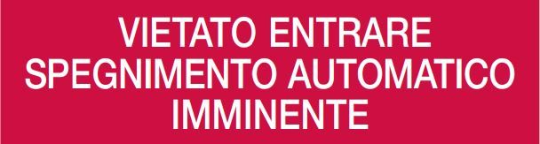 COOPER CSA INCENDIO CSA08588-F DICITURA FSB01 VIETATO ENTRARE