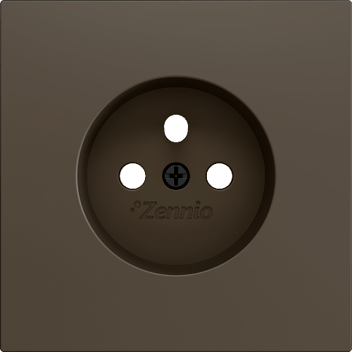 ZENNIO ZS70CFSM ZS70. French screwless socket cover 70x70 mm - Moc