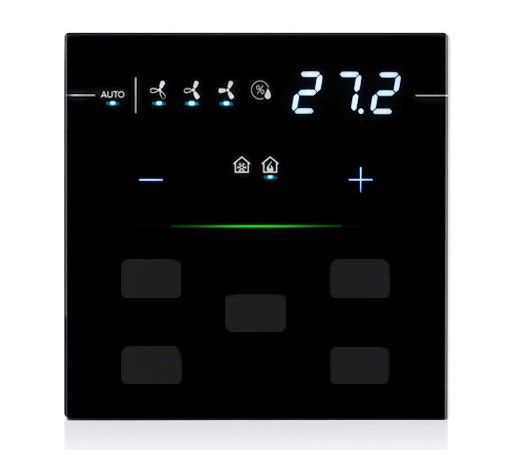 EELECTRON 9025GT07W03-H LINE SERIES CUSTOM GLASS - RGB - HOTEL DISPLAY - BLACK