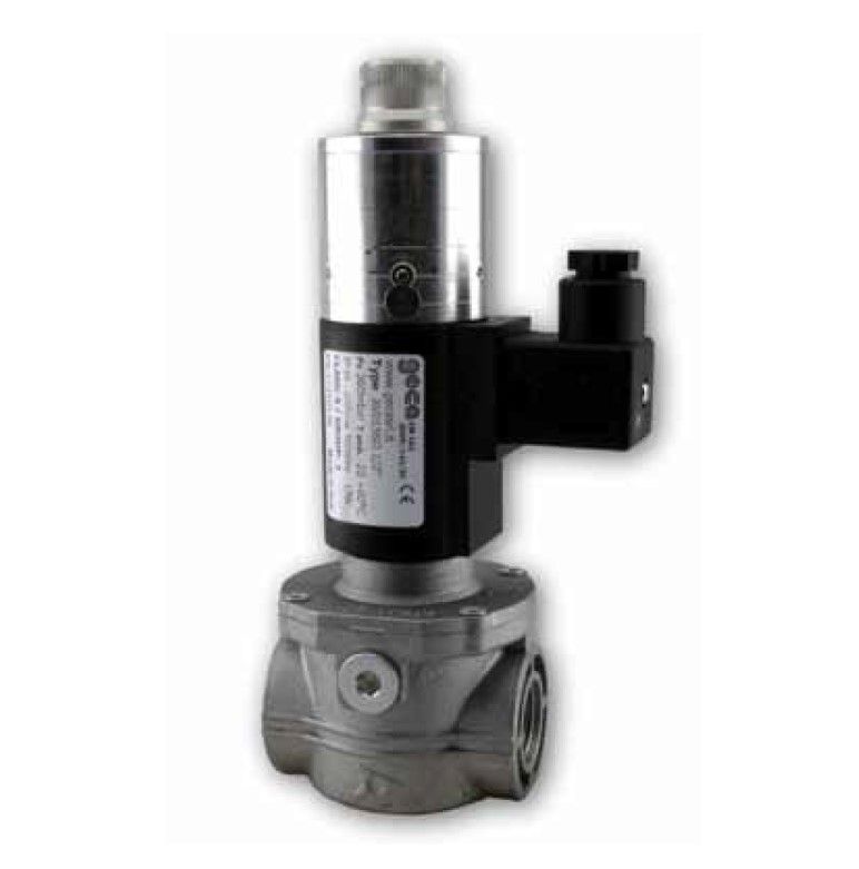 TECNOCONTROL AV025SO Automatic gas solenoid valve - Size 1 inch - Pmax 360 mbar - Power supply 230Vac - Slow opening