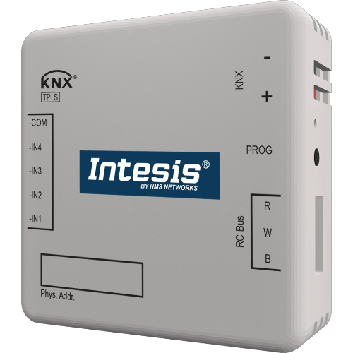 INKNXFGL001R000 Intesis Gateway Fujitsu/General RAC e VRF a KNX TP con Ingressi Binari — 1 Unità Interna — Connessione via bus RWB