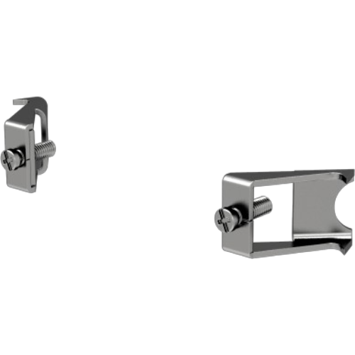 ZENNIO ZACZSCLA ZS55. Fixing clamps to fix the insert to the back