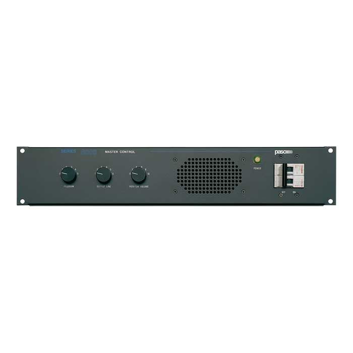 PASO P8004 Pannello con interruttore generale da 50 A e sezione monitor commutatori