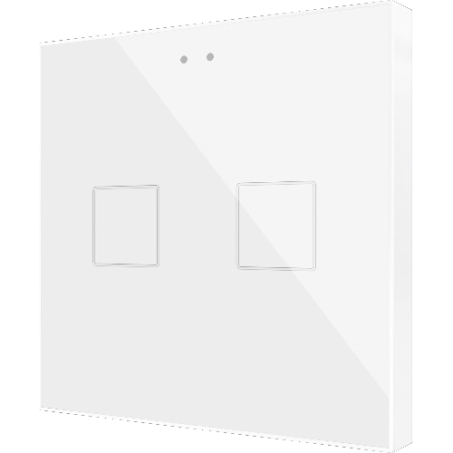 ZENNIO ZVIFR2W FLAT RGB 2. CAPACITIVE GLASS BUTTON -
