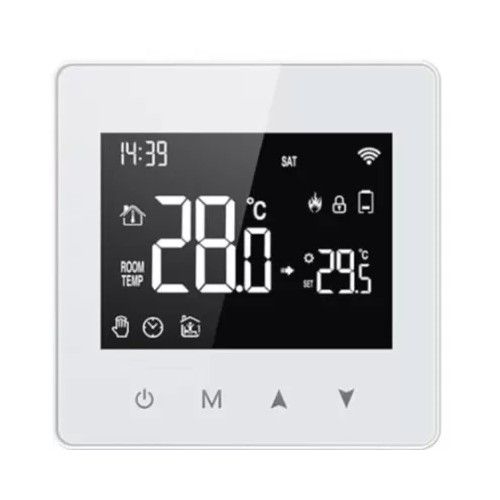 RISCO RPZWTH868EUA Thermostat with C-NC-NO max 1A relay output. Alimen