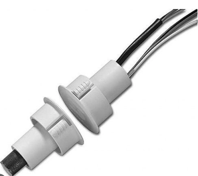 ARITECH ANTINTRUSIONE 1078-N Contatto magnetico ad incasso per porte in metallo