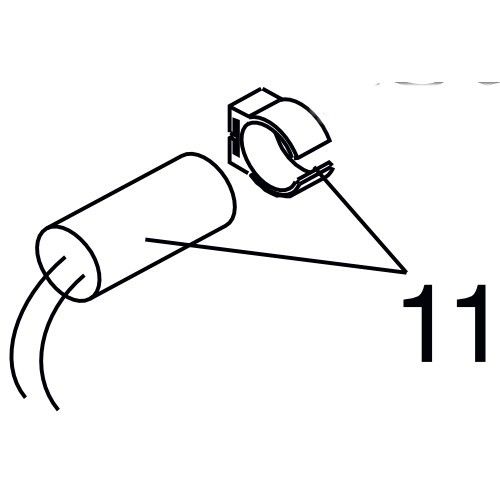 FAAC SPARE PARTS 63003554 CONDENSER_CLIP