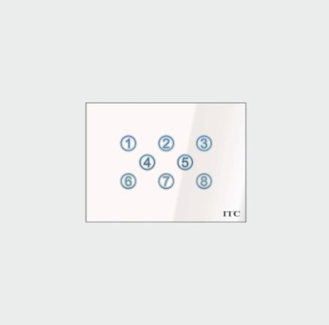 ITC AUDIO 6700-118001 TNA-T B Tastiera numerica di accesso colore bianco