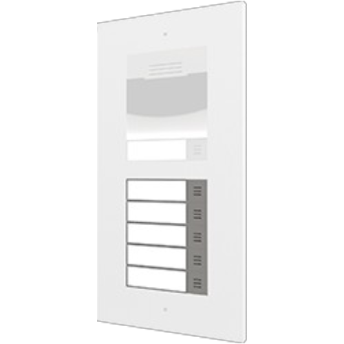 ZENNIO ZVP-NAME5 GetFace IP - 5 Button module Weight 200g. Dimensio