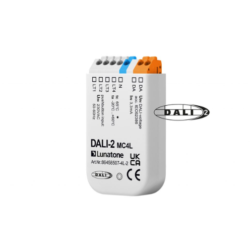 LUNATONE 86458507-4L-2-APP Push Button Coupler, input 4 x 230V (10m), flexibl