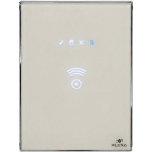 PLEXA KP-IV-F Periferica Mifare 13,56 MHz in vetro vert bianca