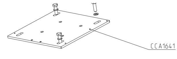 RIB CCA1641 GBC GEWISS SUPER 8000 fast BASE PLATE