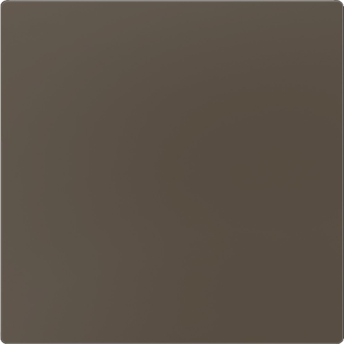 ZENNIO 830002803 ZS55. Blind cover 55x55 mm - Mocha. Metallic plate