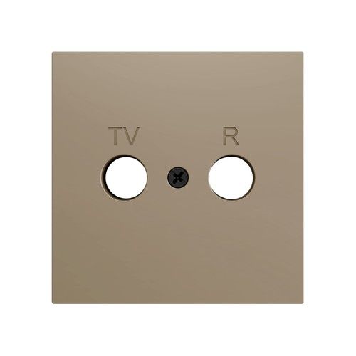 ZENNIO ZS70CTVRC ZS70. Cover plate for TV/R insert 70x70 mm - Champ