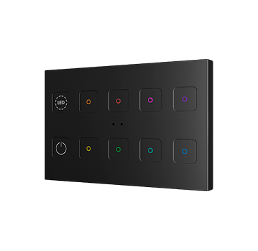 ZENNIO ZVITRXL10 RGB XL 10 key. PC-ABS capacitive button - 1
