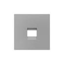 ZENNIO 830001206 Cover RJ45 singolo,  ZS55,argento