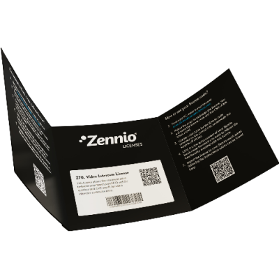 ZENNIO ZLIC70VPBX Video Intercom License for Z50, Z70 & Z100. Licens