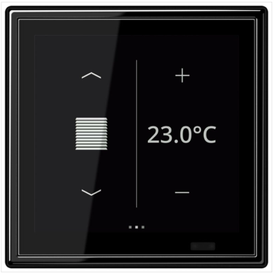 JUNG AL459D1SAN Controller ambientale KNX LS TOUCH con placca sing