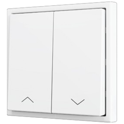 ZENNIO ZS70CSOFT22SHMW ZS70. Cover for Double KNX Soft push button 70x70